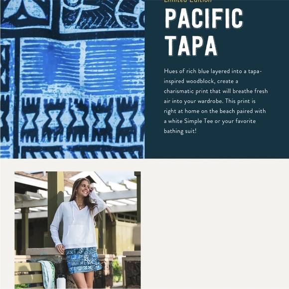 Rip Skirt Hawaii Pacific Tapa Print Quick-Dry Wrap Skirt w Hidden Pocket XL - Picture 3 of 11